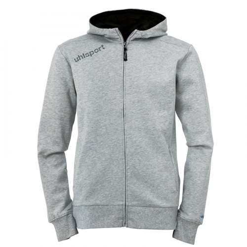 ESSENTIAL Cazadora Con Capucha gris melange UHLSPORT