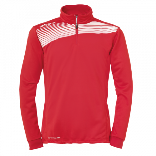LIGA 2.0 JERSEY CON CREMALLERA 1/4 rojo/blanco UHLSPORT