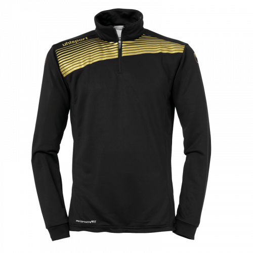 LIGA 2.0 JERSEY CON CREMALLERA 1/4 negro/dorado UHLSPORT