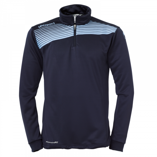 LIGA 2.0 JERSEY CON CREMALLERA 1/4 azul marino/celeste UHLSPORT