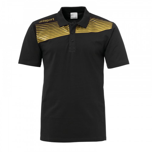 LIGA 2.0 POLO negro/dorado UHLSPORT
