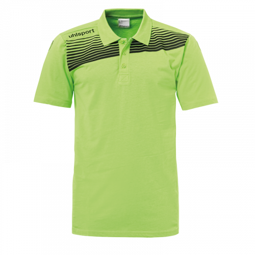 LIGA 2.0 POLO verde flash/negro UHLSPORT