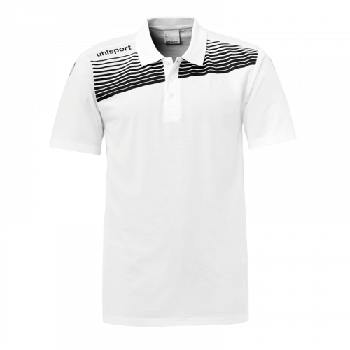 LIGA 2.0 POLO blanco/negro UHLSPORT