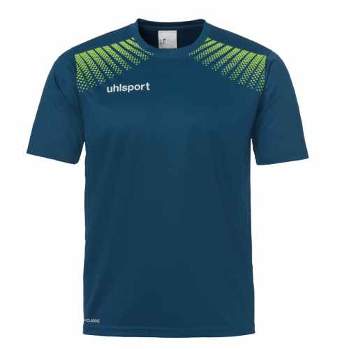 GOAL POLYESTER TRAINING T-SHIRT petróleo/verde flash UHLSPORT