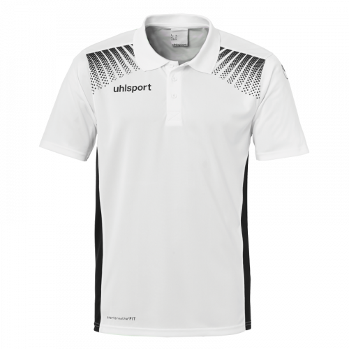 GOAL POLO blanco/negro UHLSPORT