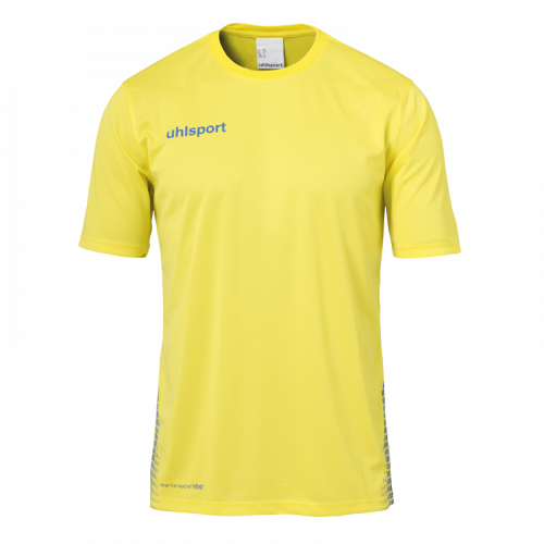 SCORE TRAINING T-SHIRT lima amarillo/azur UHLSPORT