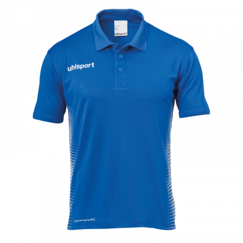 SCORE POLO SHIRT azur/blanco UHLSPORT