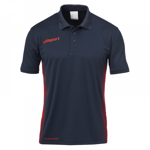 SCORE POLO SHIRT marine/fluo rot UHLSPORT