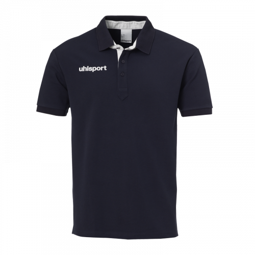 ESSENTIAL PRIME POLO SHIRT negro/blanco UHLSPORT