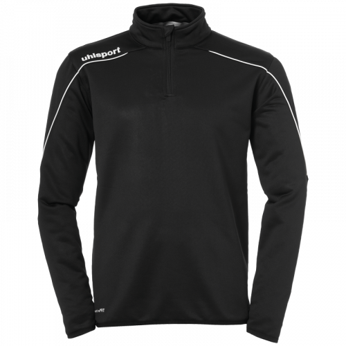 STREAM 22 1/4 ZIP TOP black UHLSPORT