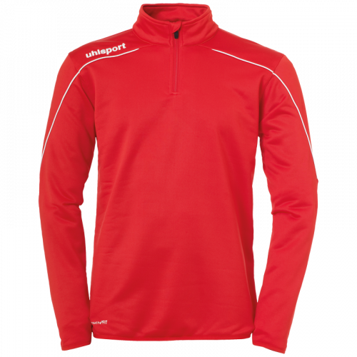 STREAM 22 1/4 ZIP TOP red UHLSPORT
