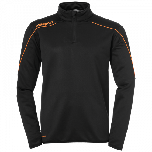 STREAM 22 1/4 ZIP TOP black UHLSPORT
