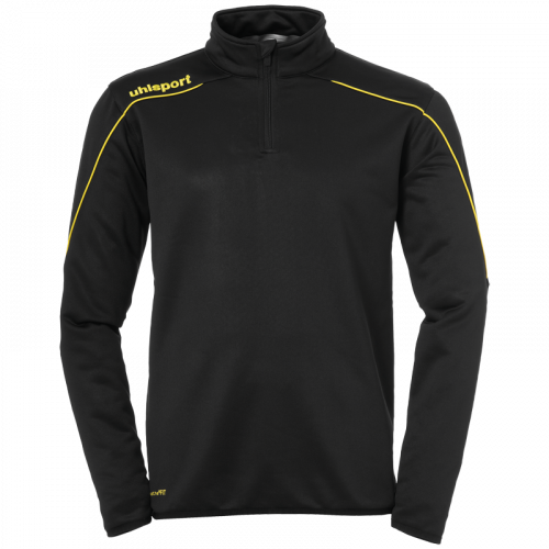 STREAM 22 1/4 ZIP TOP black UHLSPORT