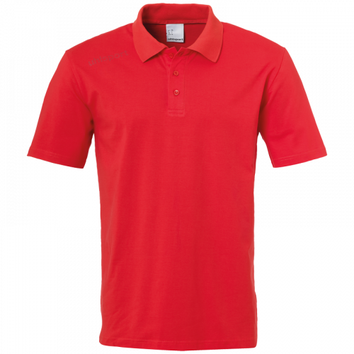 ESSENTIAL POLO SHIRT red UHLSPORT