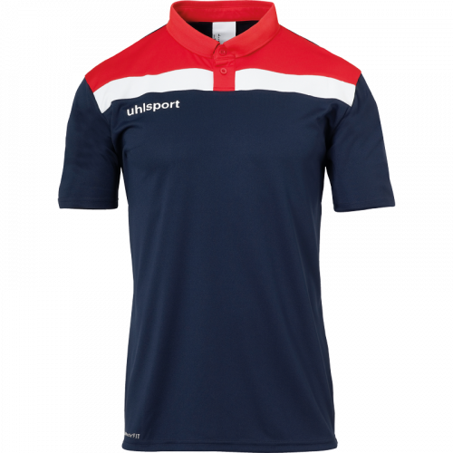 OFFENSE 23 POLO SHIRT azul marino/rojo/blanco UHLSPORT