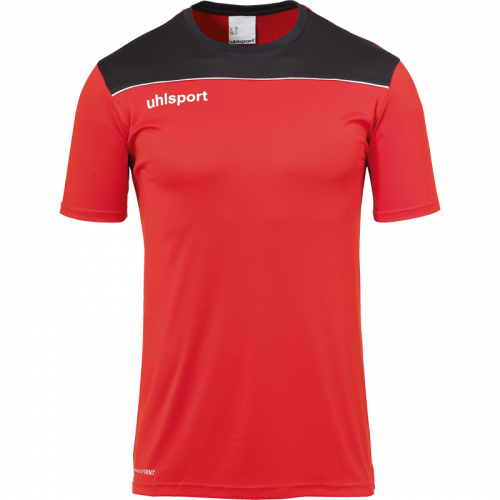 OFFENSE 23 POLY SHIRT rojo/negro/blanco UHLSPORT