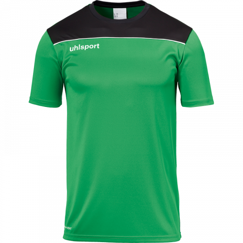 OFFENSE 23 POLY SHIRT verde/negro/blanco UHLSPORT