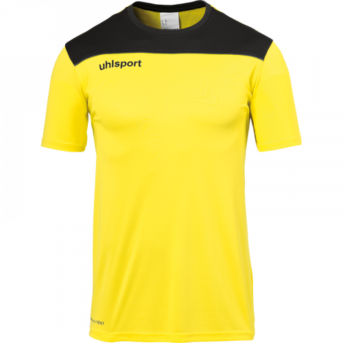 OFFENSE 23 POLY SHIRT lima amarillo/negro/antra UHLSPORT