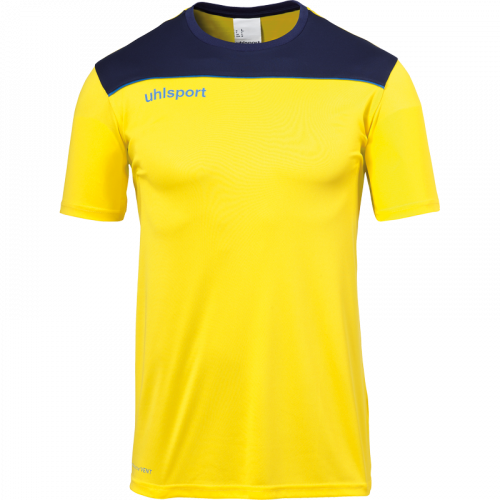 OFFENSE 23 POLY SHIRT lima amarillo/azul marino UHLSPORT