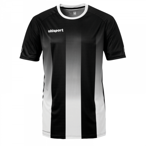 STRIPE Camiseta MC negro/blanco UHLSPORT