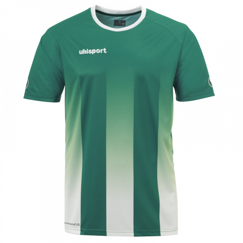 STRIPE Camiseta MC lagoon/blanco UHLSPORT