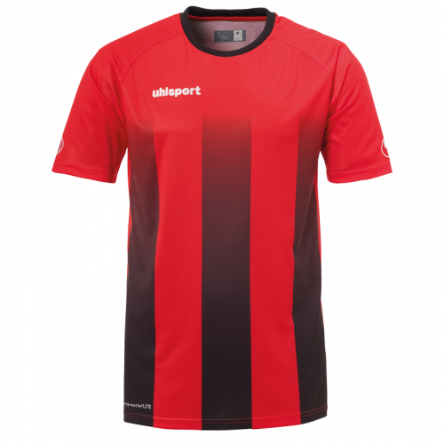 STRIPE Camiseta MC rojo/negro UHLSPORT