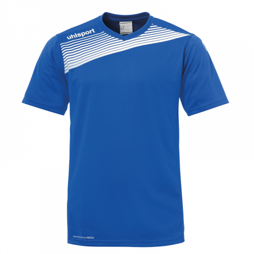 LIGA 2.0 CAMISETA MC azur/blanco UHLSPORT