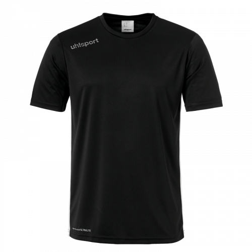 ESSENTIAL CAMISETA MC negro/blanco UHLSPORT