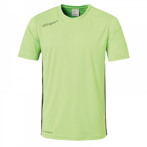 ESSENTIAL CAMISETA MC verde flash/negro UHLSPORT
