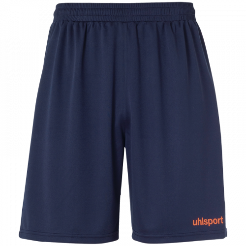 CENTER BASIC SHORTS WITHOUT SLIP azul marino/rojo fluor UHLSPORT