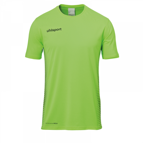 SCORE KIT SS verde fluor/negro UHLSPORT