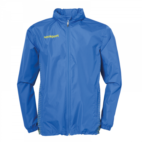 SCORE RAINJACKET (CHUBASQUERO) azur/lima amarillo UHLSPORT