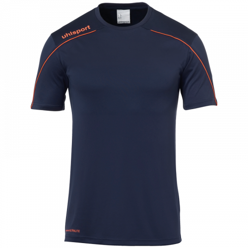 STREAM 22 SHIRT SHORTSLEEVED AZUL MARINO UHLSPORT