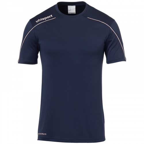 STREAM 22 SHIRT SHORTSLEEVED AZUL MARINO UHLSPORT