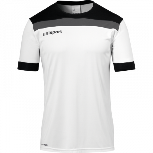 OFFENSE 23 SHIRT SHORTSLEEVED blanco/negro/antracita UHLSPORT