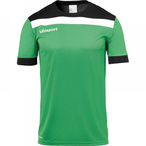 OFFENSE 23 SHIRT SHORTSLEEVED verde/negro/blanco UHLSPORT