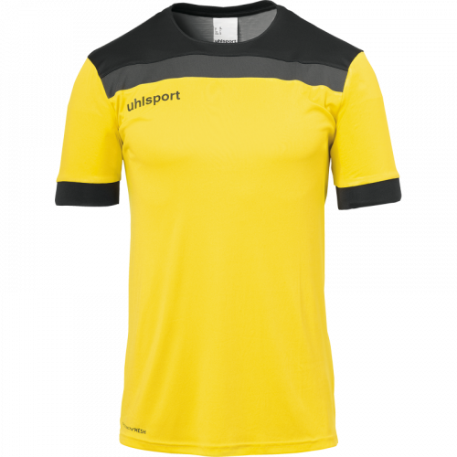 OFFENSE 23 SHIRT SHORTSLEEVED lima amarillo/negro/antra UHLSPORT