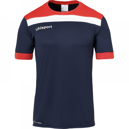 OFFENSE 23 SHIRT SHORTSLEEVED azul marino/rojo/blanco UHLSPORT