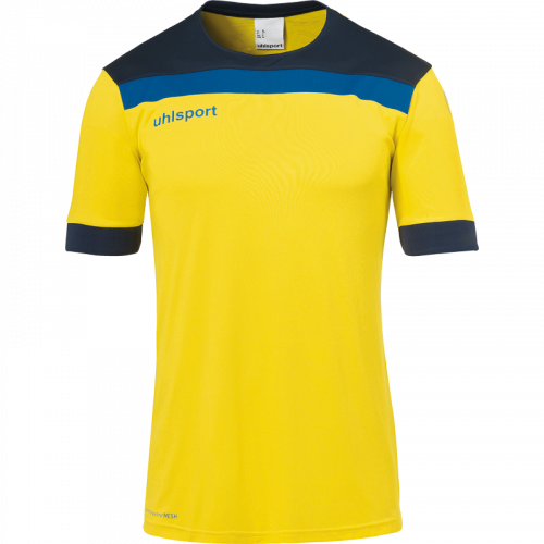 OFFENSE 23 SHIRT SHORTSLEEVED lima amarillo/azul marino UHLSPORT