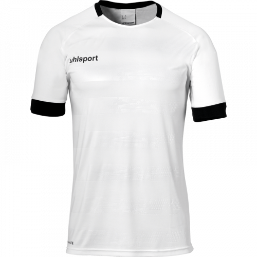DIVISION II SHIRT SHORTSLEEVED blanco/negro UHLSPORT