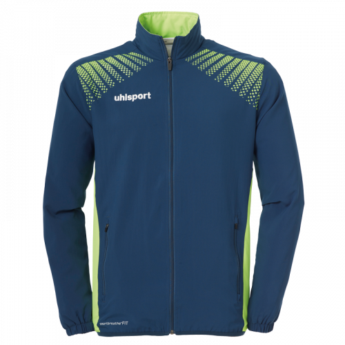 GOAL PRESENTATION JACKET petróleo/verde flash UHLSPORT