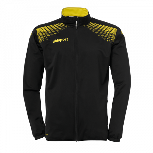 GOAL CHAQUETA CLASSIC negro/lima amarillo UHLSPORT