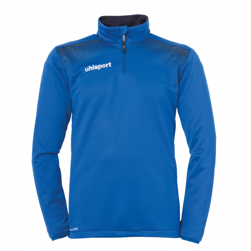 GOAL JERSEY CON CREMALLERA DE 1/4 azur/azul marino UHLSPORT