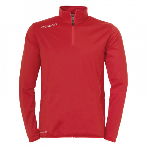 ESSENTIAL 1/4 ZIP TOP rojo/blanco UHLSPORT