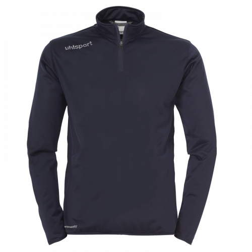 ESSENTIAL 1/4 ZIP TOP azul marino/blanco UHLSPORT