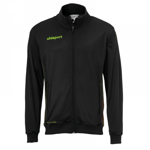 SCORE TRACK JACKET negro/verde fluor UHLSPORT