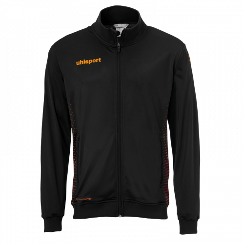 SCORE TRACK JACKET negro/naranja fluor UHLSPORT