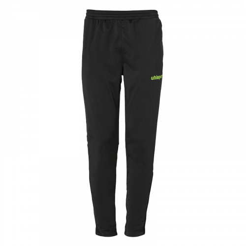 SCORE TRACK PANTS negro/verde fluor UHLSPORT