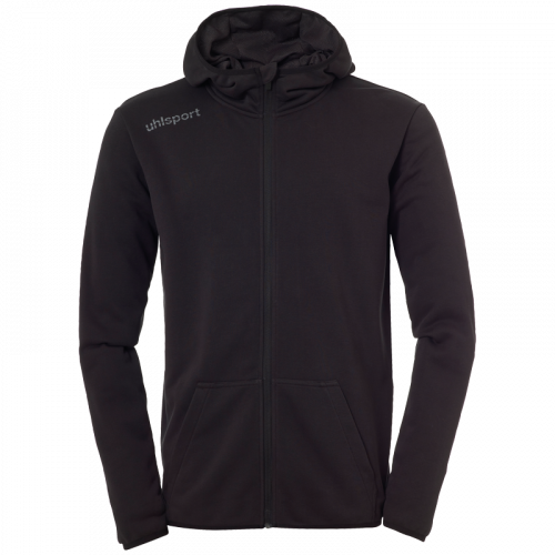 ESSENTIAL HOOD JACKET black UHLSPORT