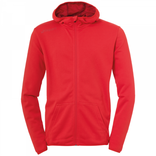 ESSENTIAL HOOD JACKET red UHLSPORT